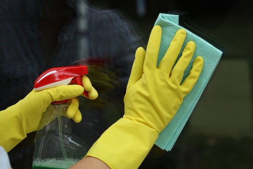 Professional office cleaning in Bromley town centre workspace
