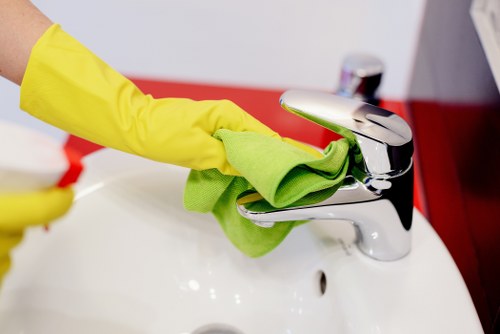 Detailed kitchen cleaning before moving into a Bromley property