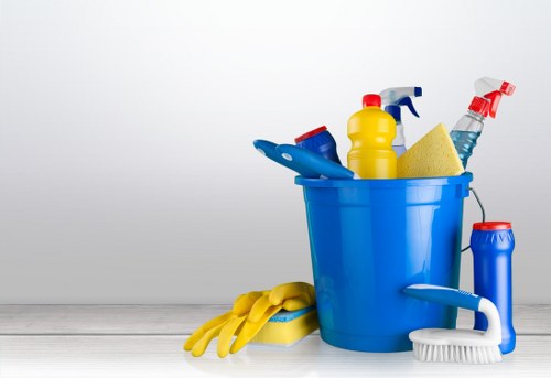 Stain removal preparation and treatment in a Bromley room
