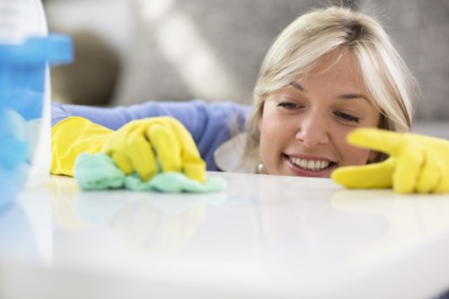 Local Bromley cleaners preparing a flat for handover with thorough room-by-room cleaning