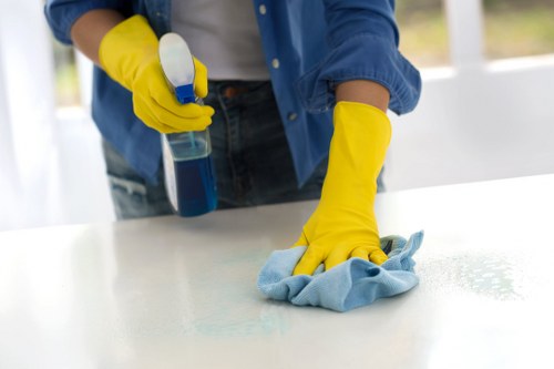 Commercial seating upholstery cleaning for a Bromley business